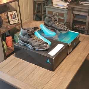 Jordan 11 Gamma Blue Size 13 Black with blue Jumpman